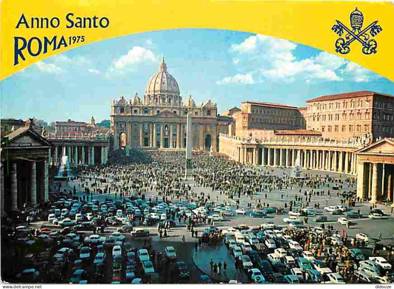 Vatican - Bénédiction Papale En Place Saint Pierre - Automobiles - CPM - Voir Scans Recto-Verso - Vatican