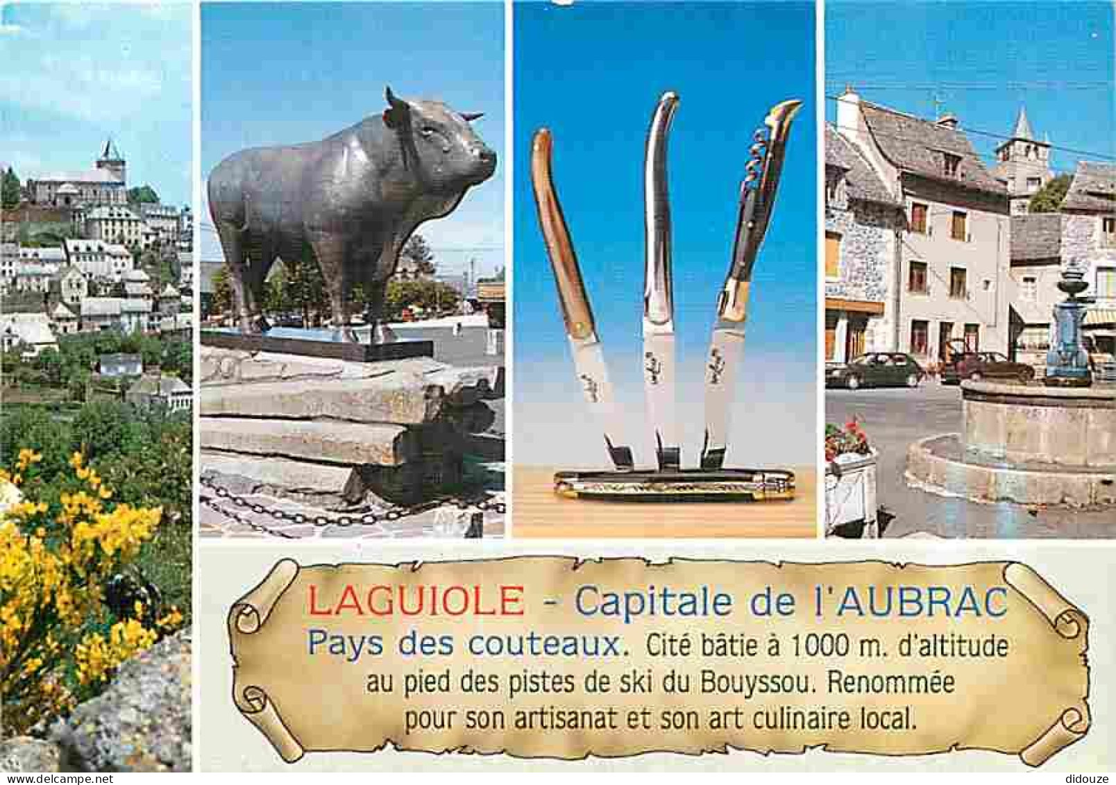 12 - Laguiole - Multivues - Couteaux - Automobiles - CPM - Voir Scans Recto-Verso - Laguiole