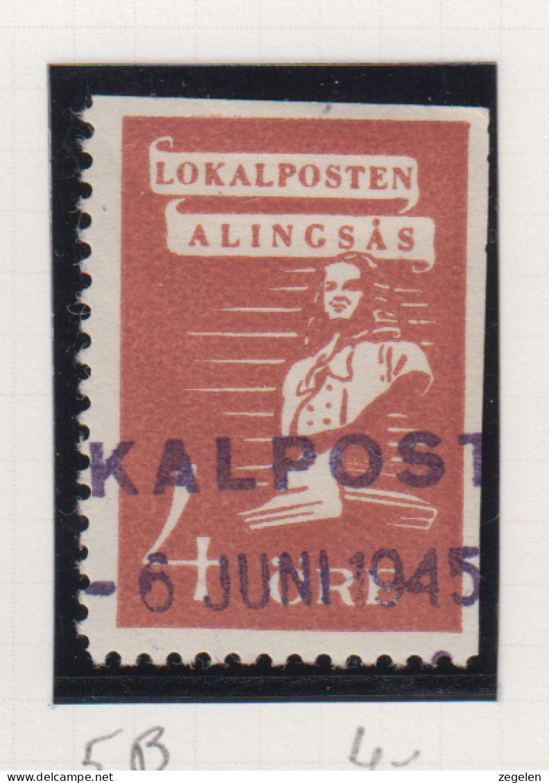 Zweden Lokale Zegel Cat. Facit Sverige 2000 Private Lokaalpost Alingsas 5 - Local Post Stamps