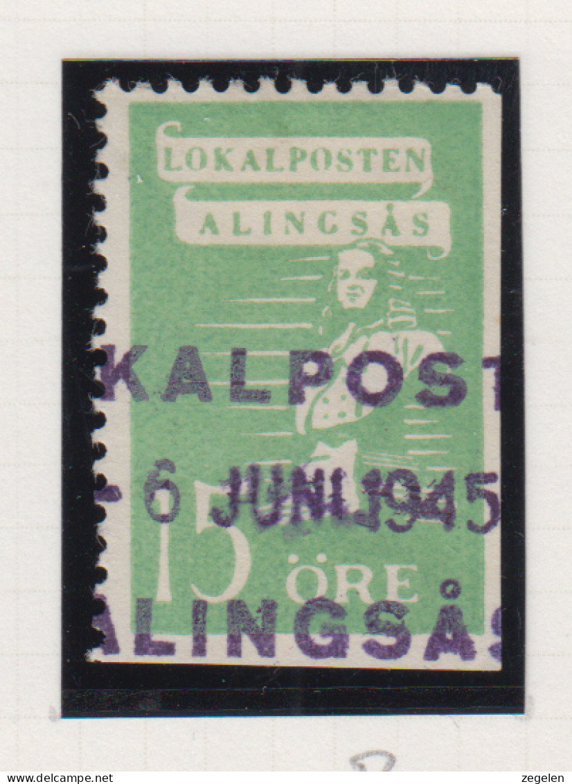 Zweden Lokale Zegel Cat. Facit Sverige 2000 Private Lokaalpost Alingsas 10 - Local Post Stamps