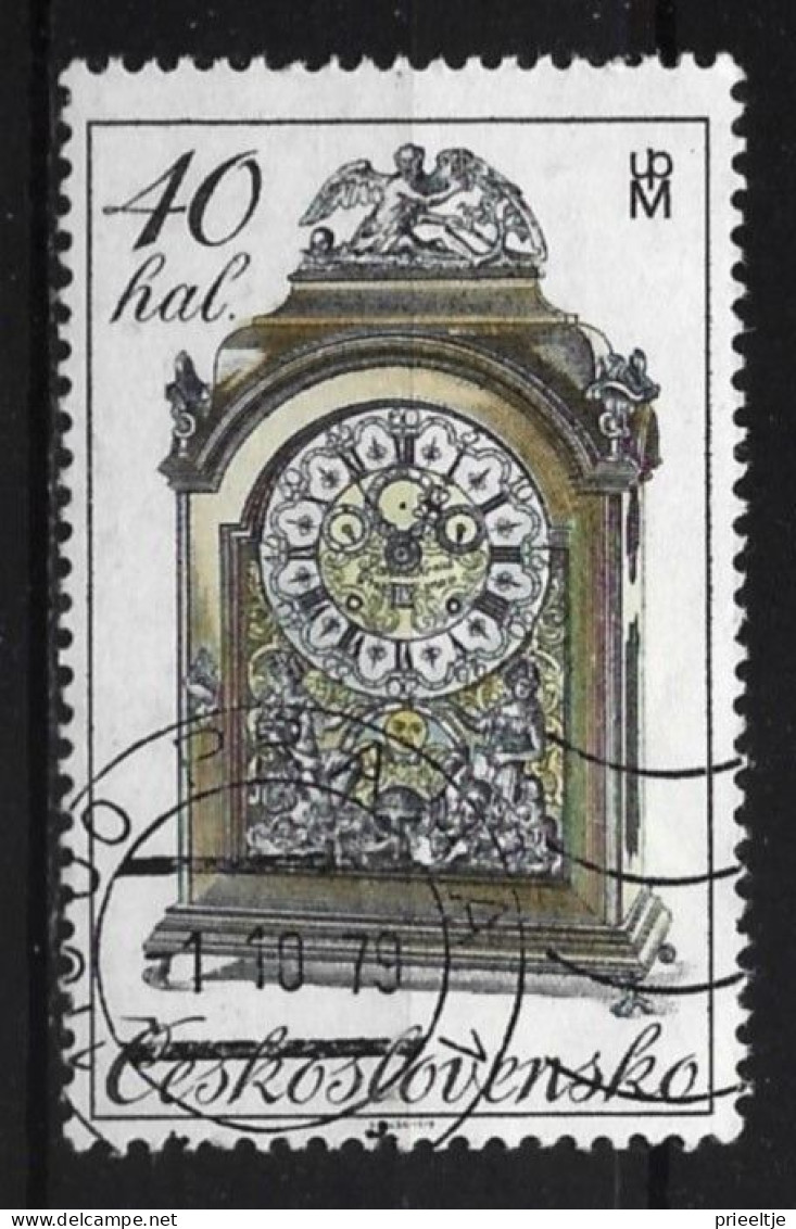 Ceskoslovensko 1979 Historical Clocks Y.T.  2355 (0) - Gebraucht