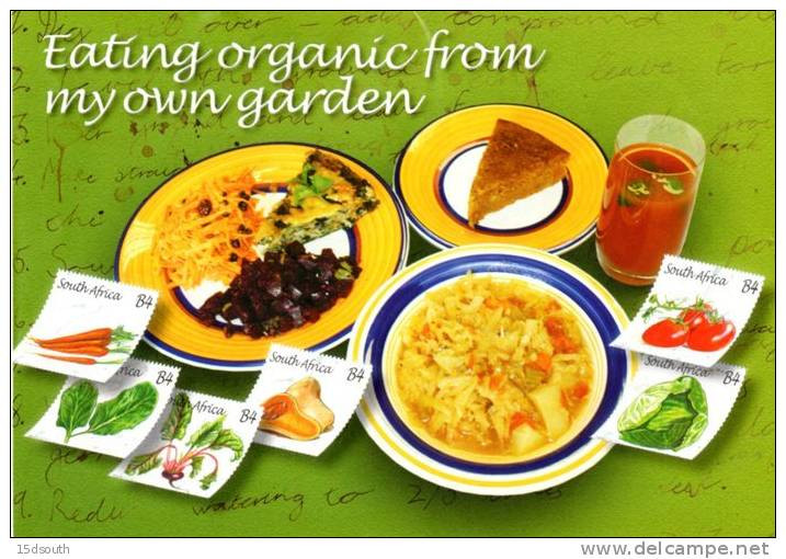 South Africa - 2011 Green Earth - Healthy Garden Sheet (**) # SG 1903 - Légumes