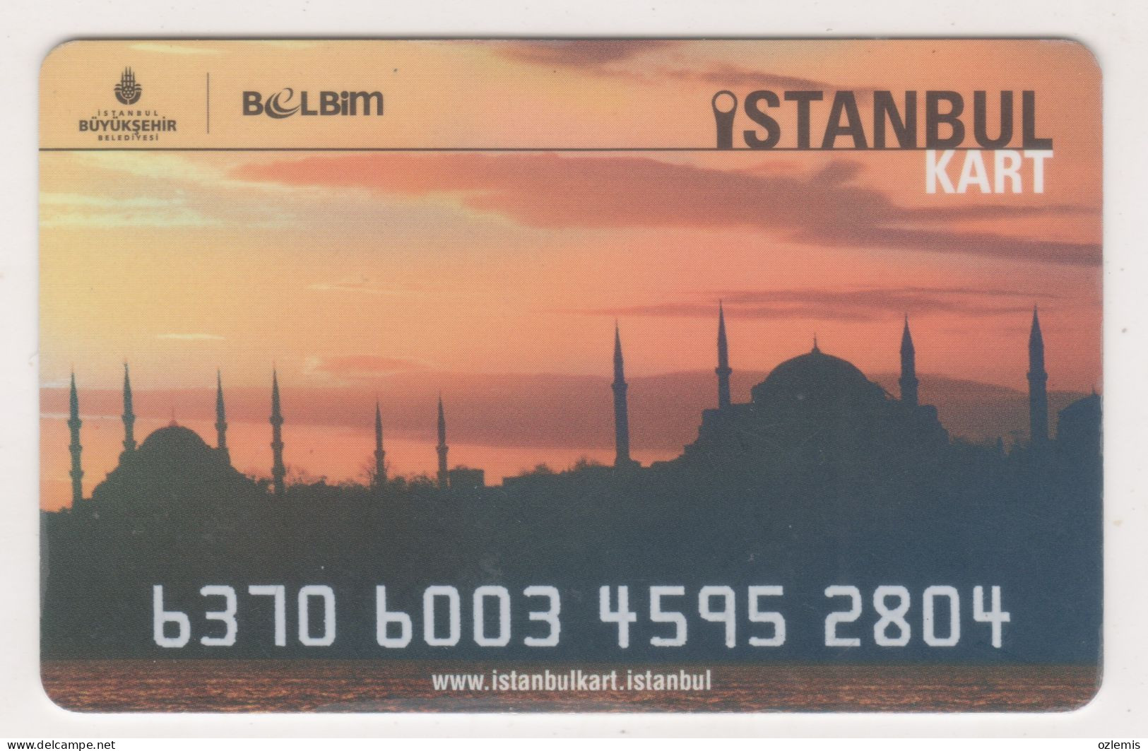 TURKEY,TURKEI,TURQUIE ,ISTANBUL,METRO, SUBWAY, BUS, PASSENGER FERRY, TRAM ,PLASTIC CARD - Non Classés