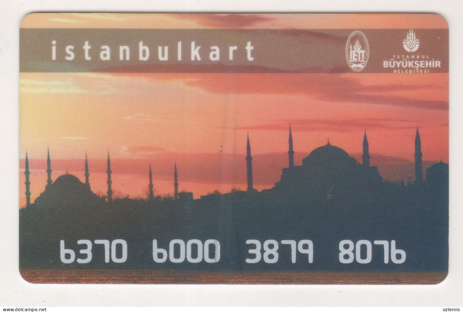 TURKEY,TURKEI,TURQUIE ,ISTANBUL,METRO, SUBWAY, BUS, PASSENGER FERRY, TRAM ,PLASTIC CARD - Non Classificati