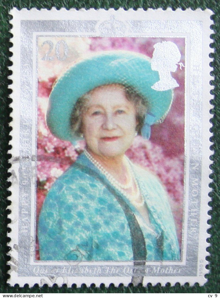 20P 90th Birthday Of The Queen Mother (Mi 1275) 1990 Used Gebruikt Oblitere ENGLAND GRANDE-BRETAGNE GB GREAT BRITAIN - Oblitérés