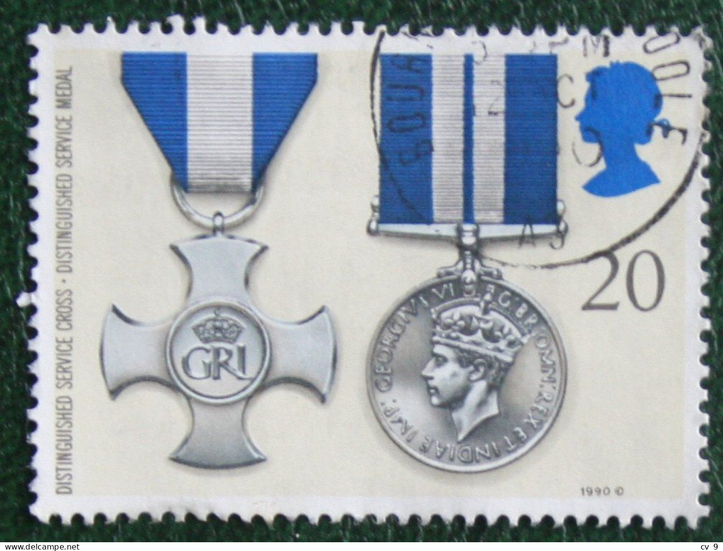 Awards Bravery Medals (Mi 1294) 1990 Used Gebruikt Oblitere ENGLAND GRANDE-BRETAGNE GB GREAT BRITAIN - Gebraucht