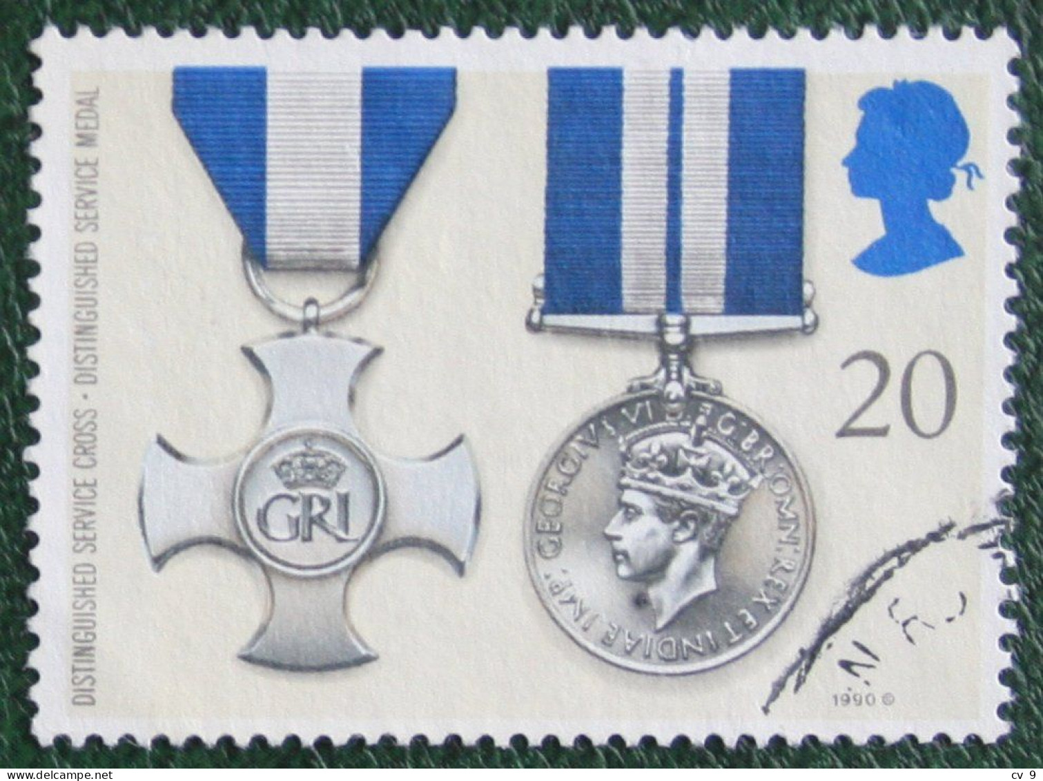 Awards Bravery Medals (Mi 1294) 1990 Used Gebruikt Oblitere ENGLAND GRANDE-BRETAGNE GB GREAT BRITAIN - Usati