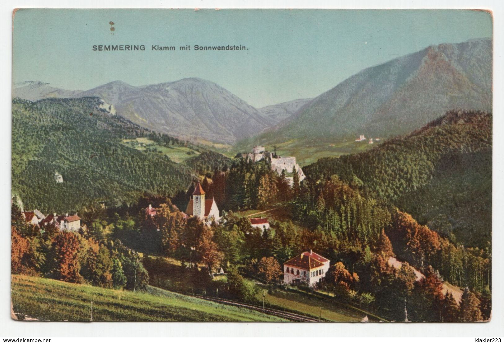 Semmering. Klamm Mit Sonnwendstein - Semmering