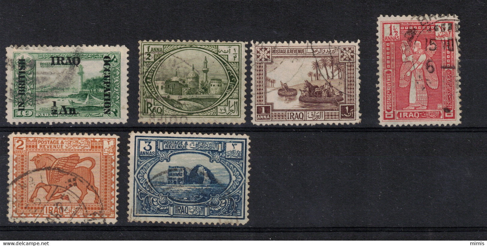 IRAQ         Différents Timbres Oblitérés Entre 1918 Et 1938 - Irak