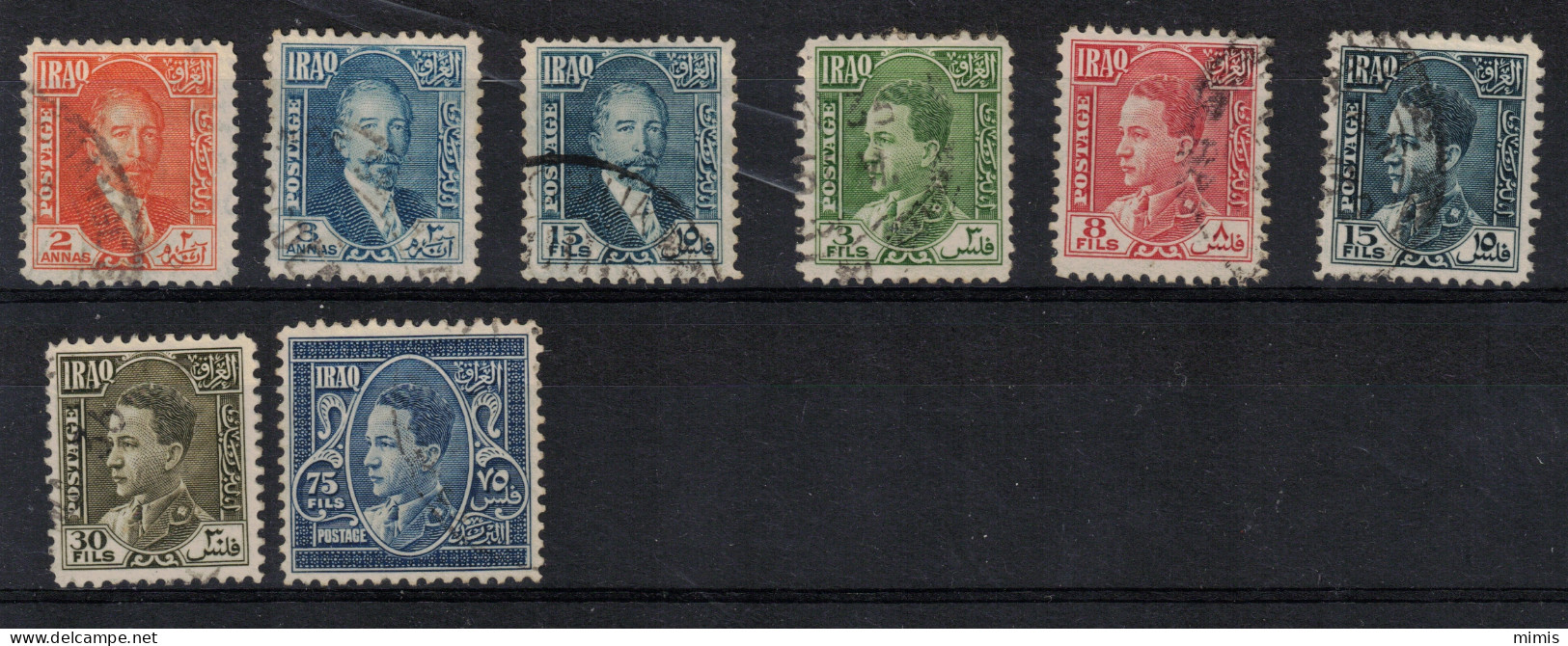 IRAQ         Différents Timbres Oblitérés Entre 1918 Et 1938 - Irak