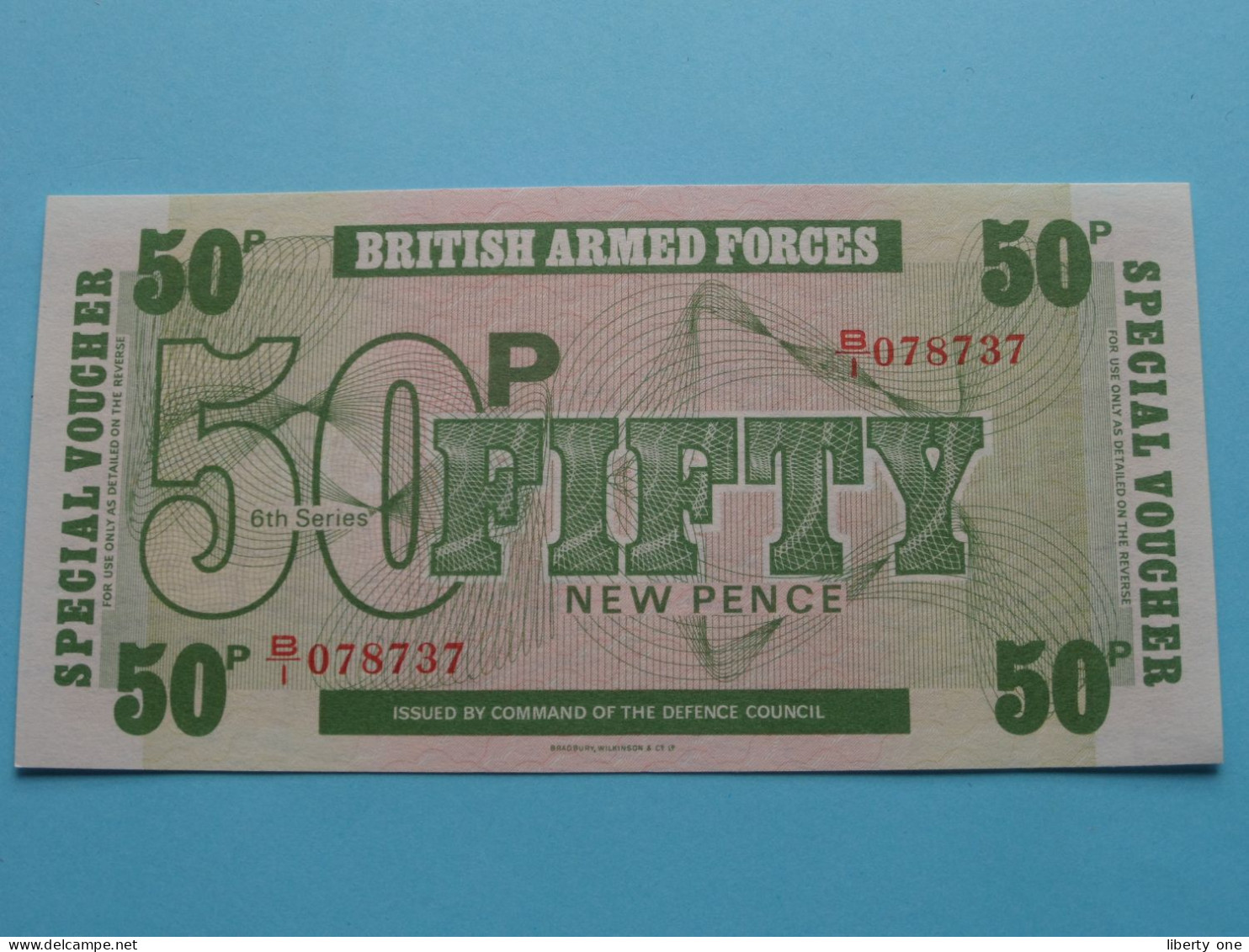 50 New Pence > BRITISH ARMED FORCES > 6th Series ( For Grade, Please See SCANS ) UNC ! - British Military Authority