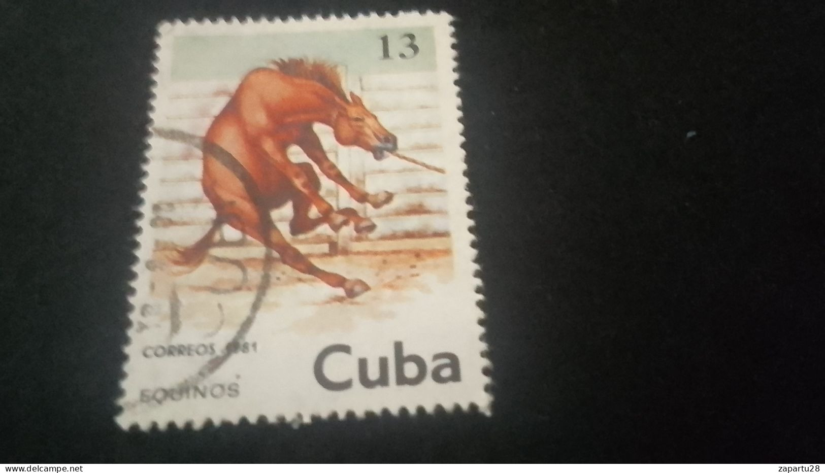 CUBA- 1980-90   13  C.     DAMGALI - Gebruikt