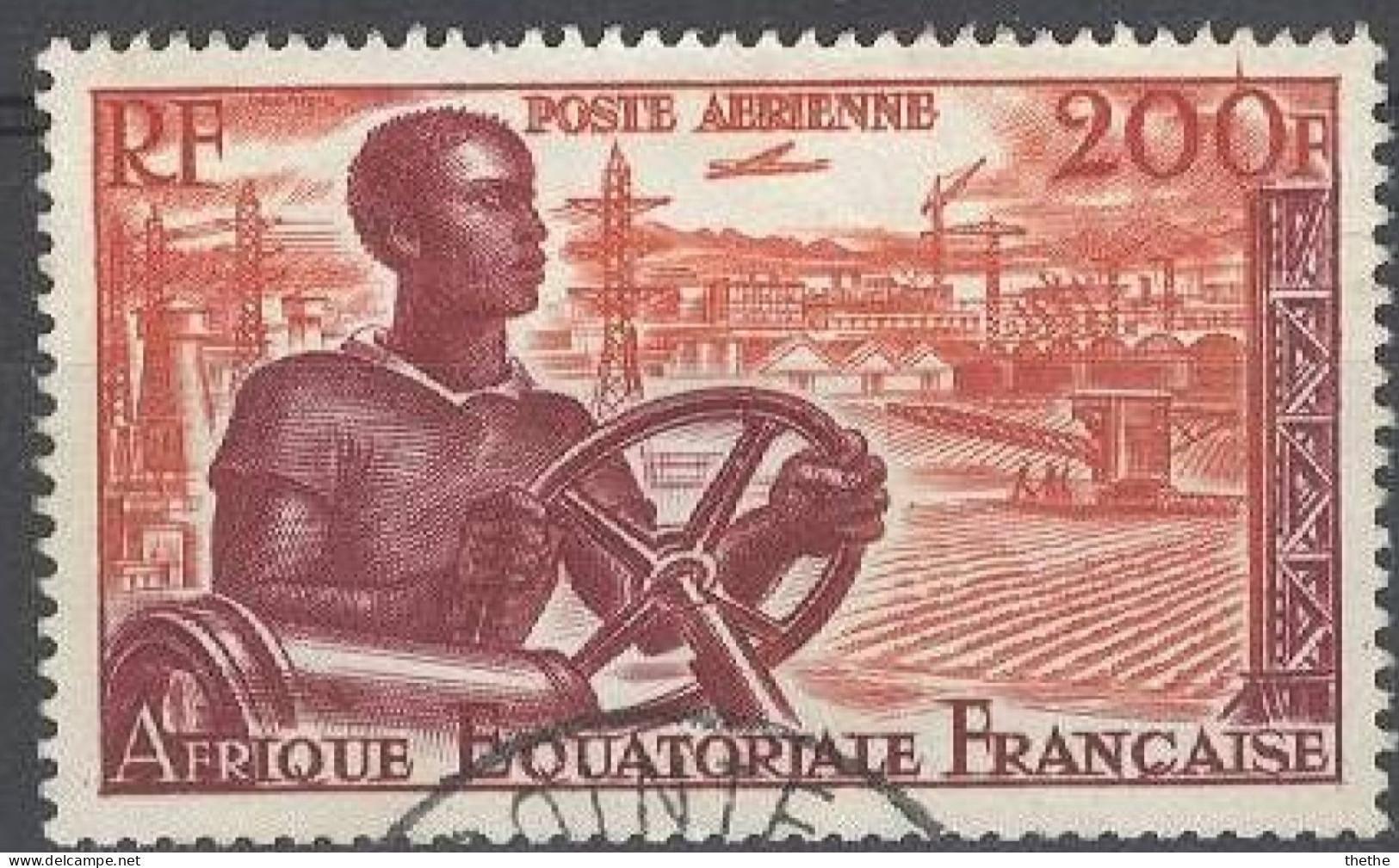 AFRIQUE EQUATORIALE FRANCAISE - Mécanisation - Oblitérés