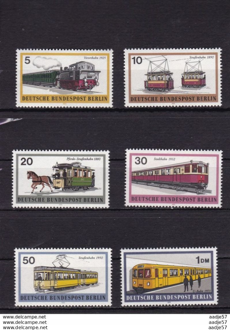 Germany / Berlin - Mi-Nr 379/384 Postfrisch / MNH ** 5869 - Tramways