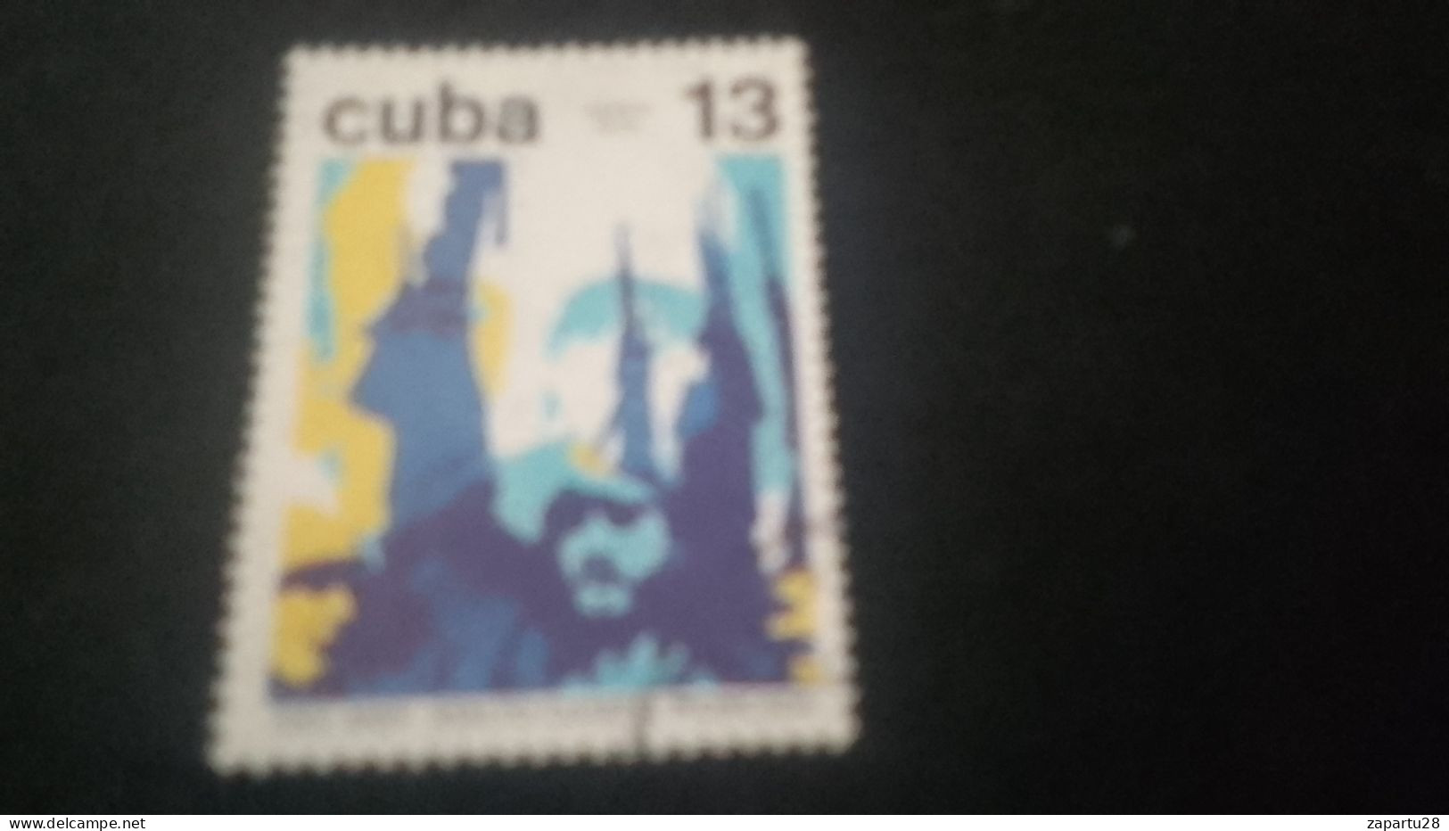 CUBA- 1980-90   13  C.     DAMGALI - Oblitérés