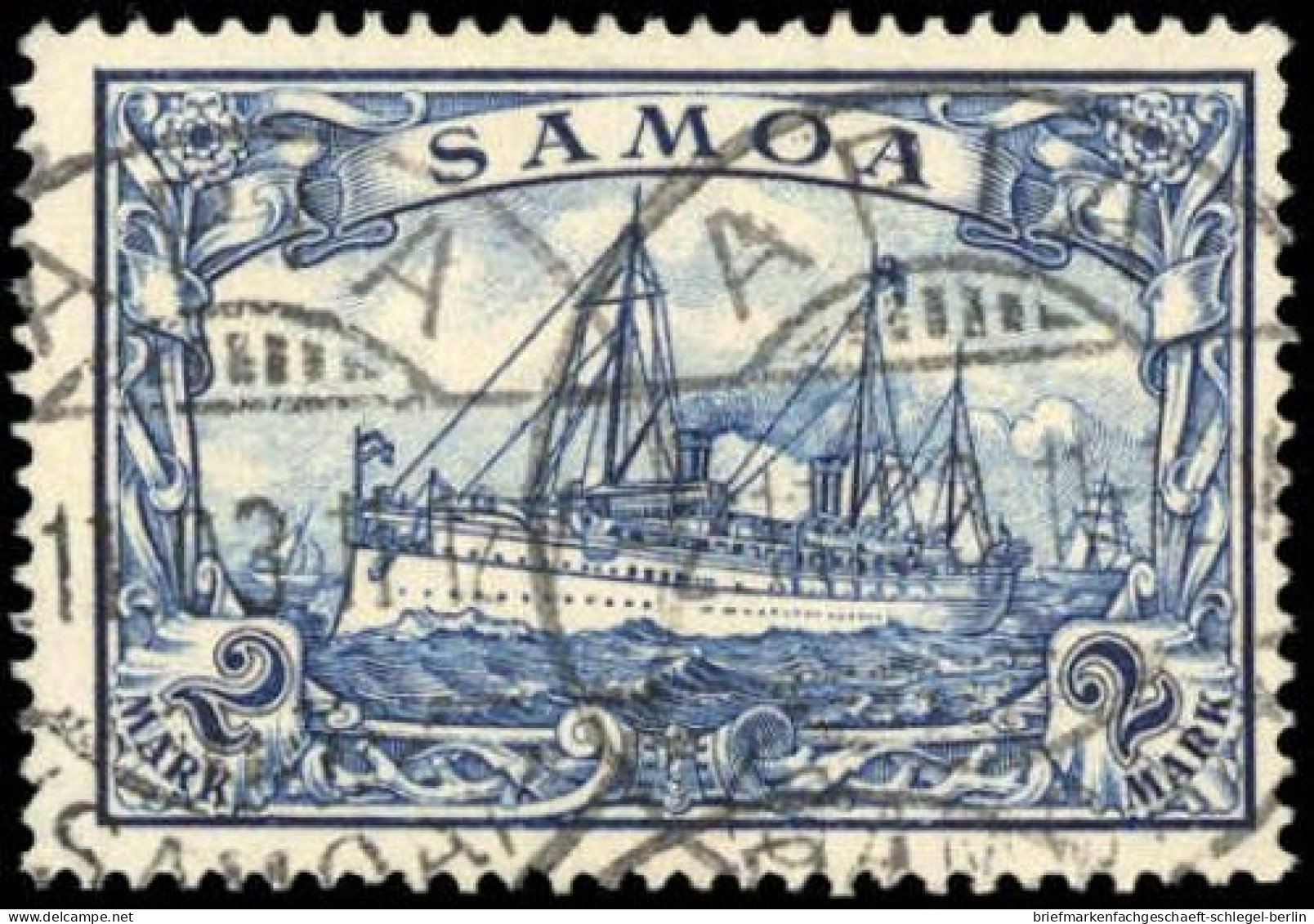 Deutsche Kolonien Samoa, 1900, 17, Gestempelt - Samoa