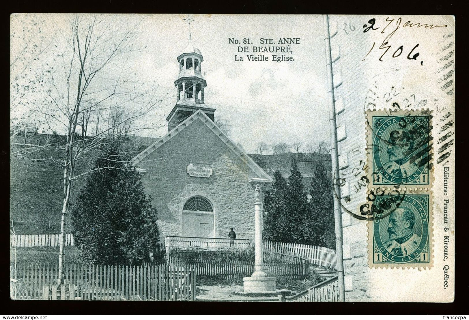 CANADA 027 - SAINTE ANNE DE BEAUPRE - La Vieille Eglise - Ste. Anne De Beaupré