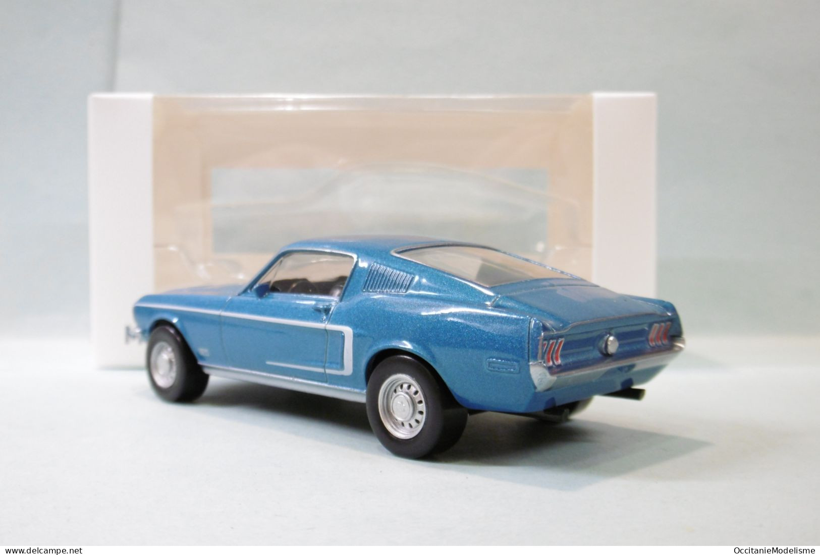 Norev Jet-Car - FORD MUSTANG FASTBACK GT 1968 Bleu Métallisé Neuf NBO 1/43 - Norev