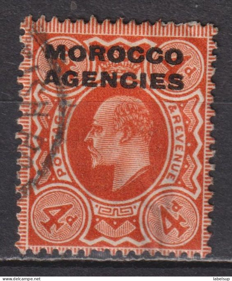 Timbre  Oblitéré Du Maroc Britannique De 1912 YT 7A MI 42 - Morocco Agencies / Tangier (...-1958)