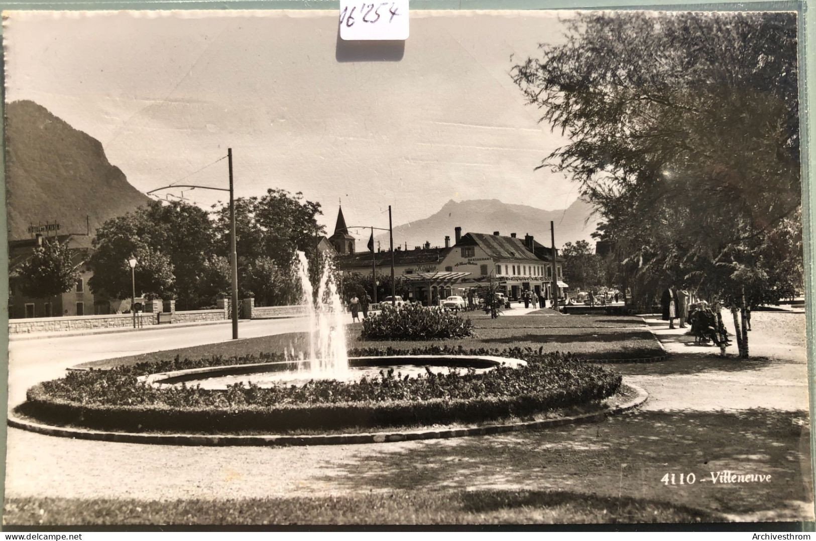 Villeneuve : Quai Et Restaurant Au Vieux Pêcheur (16'254) - Villeneuve