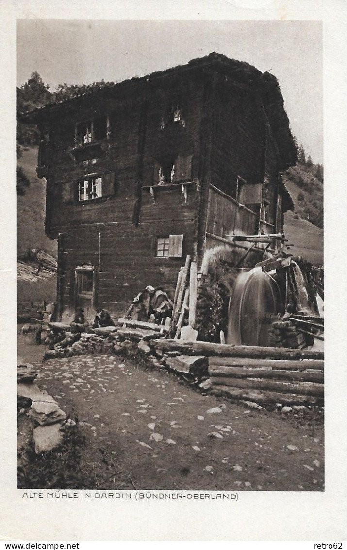 DARDIN ► Alte Mühle In Dardin, Ca.1935 - Breil/Brigels