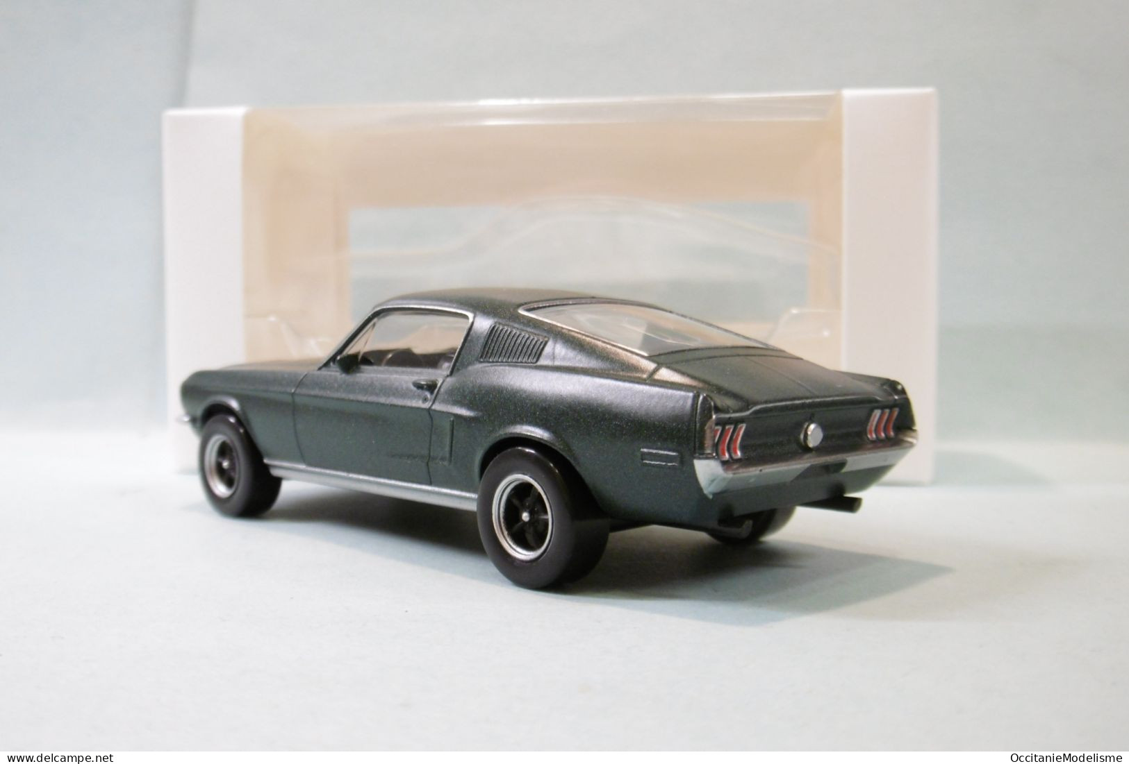 Norev Jet-Car - Bullitt FORD MUSTANG FASTBACK 1968 Vert Satiné Steve McQueen Neuf NBO 1/43 - Norev