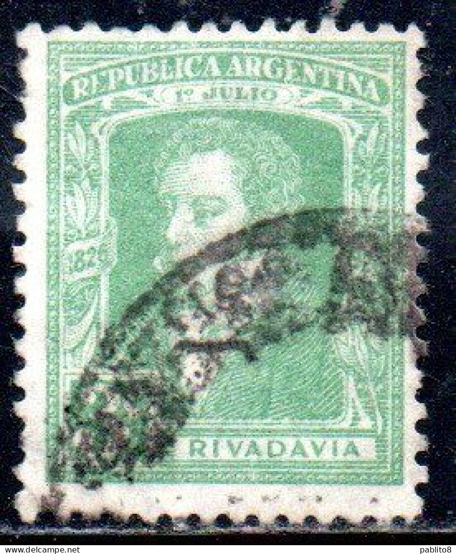 ARGENTINA 1926 CENTENARY OF THE POST OFFICE BERNARDINO RIVADAVIA 3c USED USADO OBLITERE' - Usati