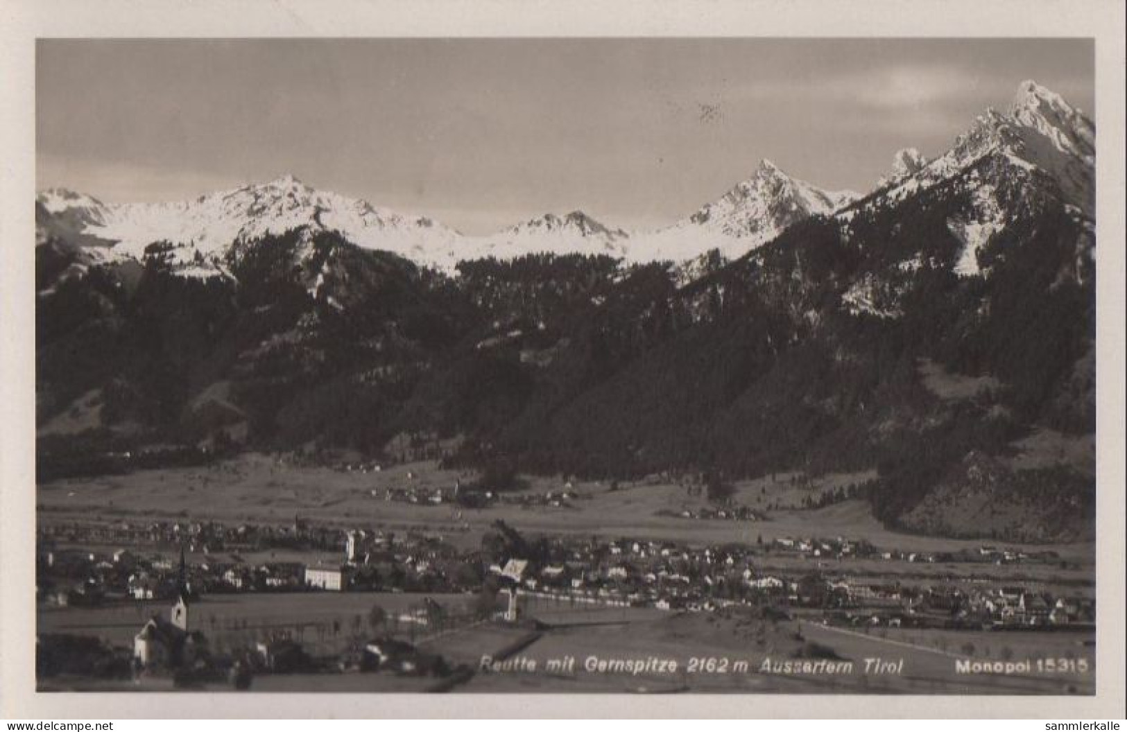 33632 - Österreich - Reutte - Mit Gernspitze - 1932 - Reutte