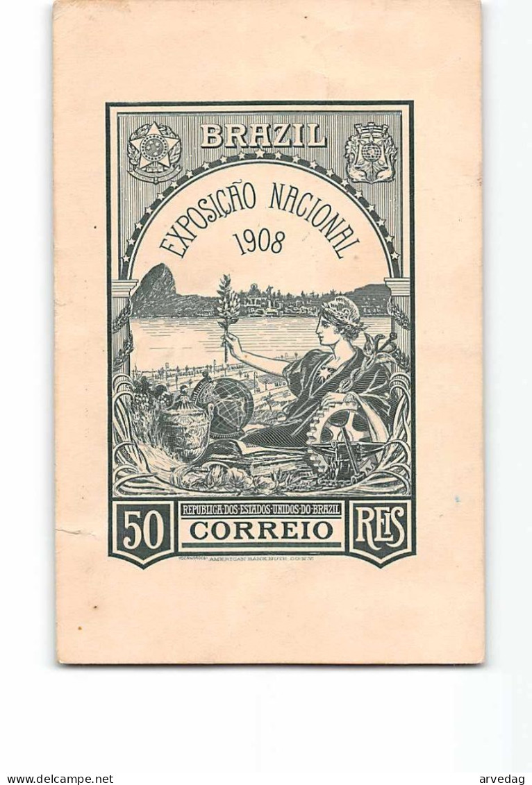 16487 BRAZIL  EXPOSICAO NACIONAL 1908 - Expositions