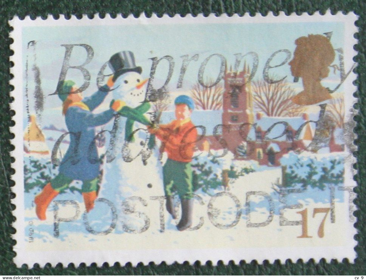 Natale Weihnachten Xmas Noel (Mi 1300) 1990 Used Gebruikt Oblitere ENGLAND GRANDE-BRETAGNE GB GREAT BRITAIN - Gebruikt