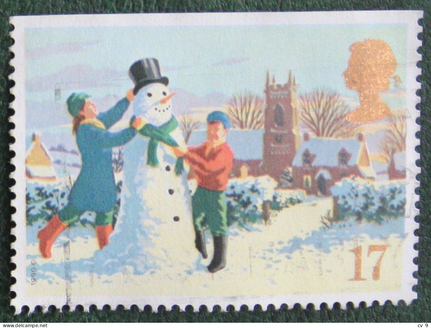 Natale Weihnachten Xmas Noel (Mi 1300 Do) 1990 Used Gebruikt Oblitere ENGLAND GRANDE-BRETAGNE GB GREAT BRITAIN - Usados