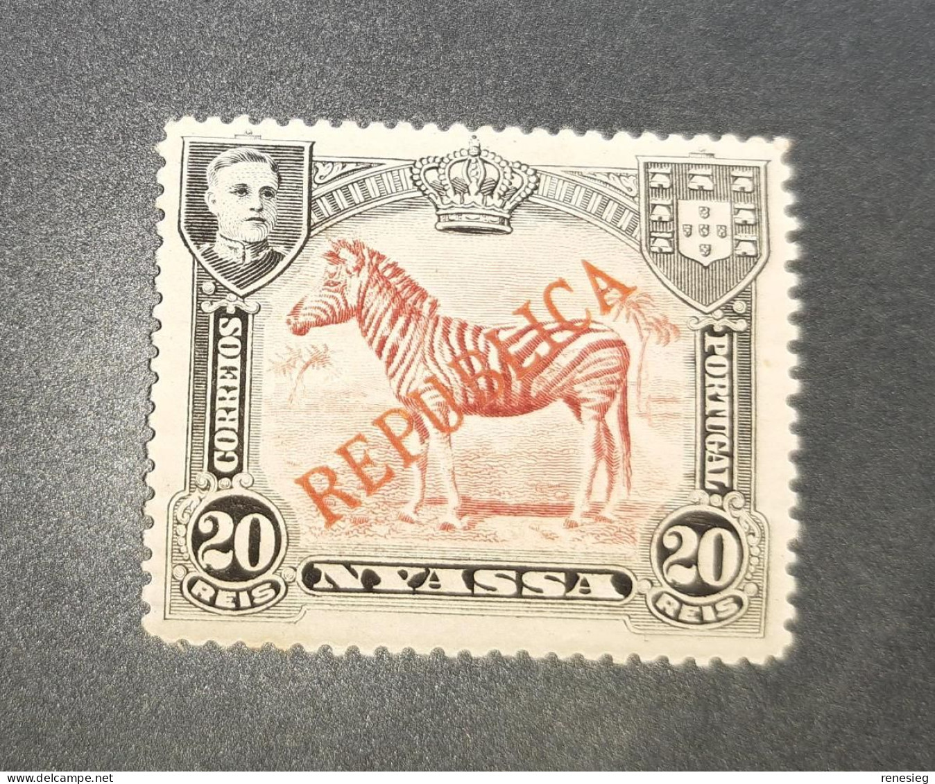 1911 Nyassa Republica  Yvert 55 MH - Nyassa