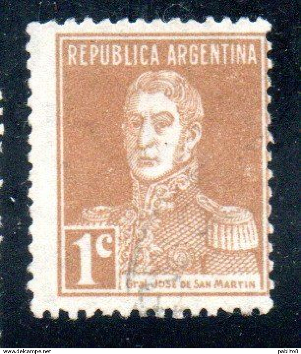 ARGENTINA 1927 1930 JOSE DE SAN MARTIN 1c MNH - Unused Stamps