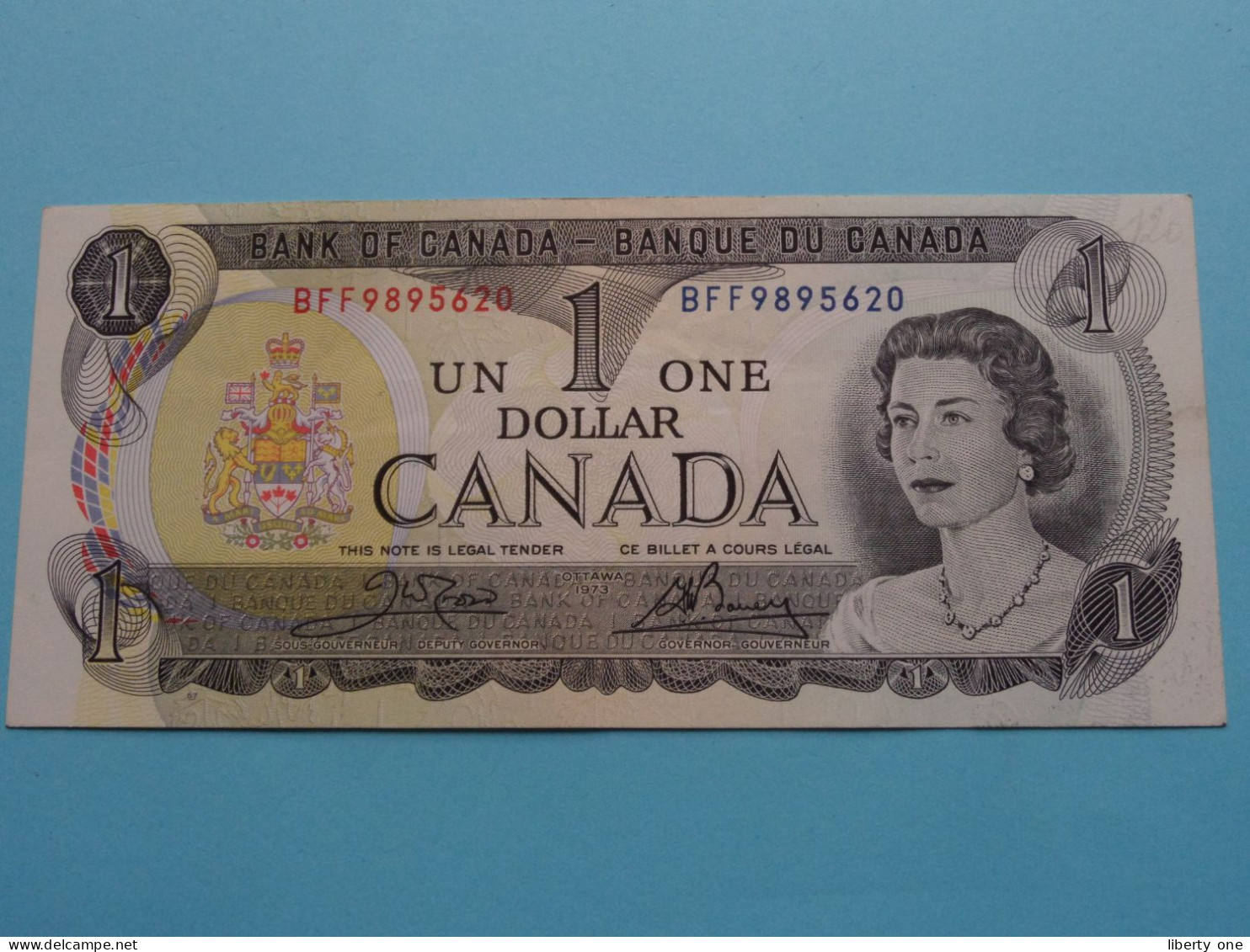 Un 1 One DOLLAR ( BFF9895620 ) CANADA - 1973 ( For Grade, Please See SCANS ) Circulated XF ! - Canada