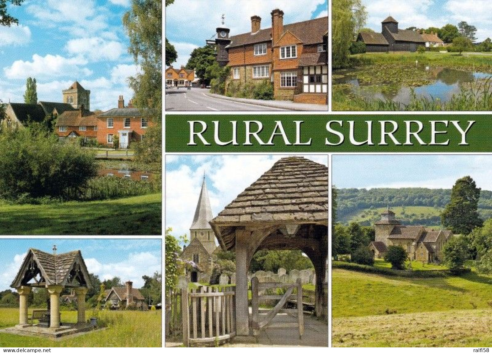 1 AK England * Rural Surrey, Chiddingfold - Abinger Hammer - Buckland - Ockley Green - Shere And Wotton * - Surrey