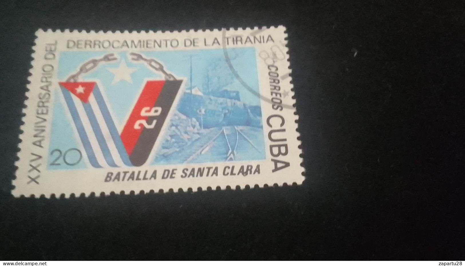 CUBA- 1980-90   20  C.     DAMGALI - Gebruikt