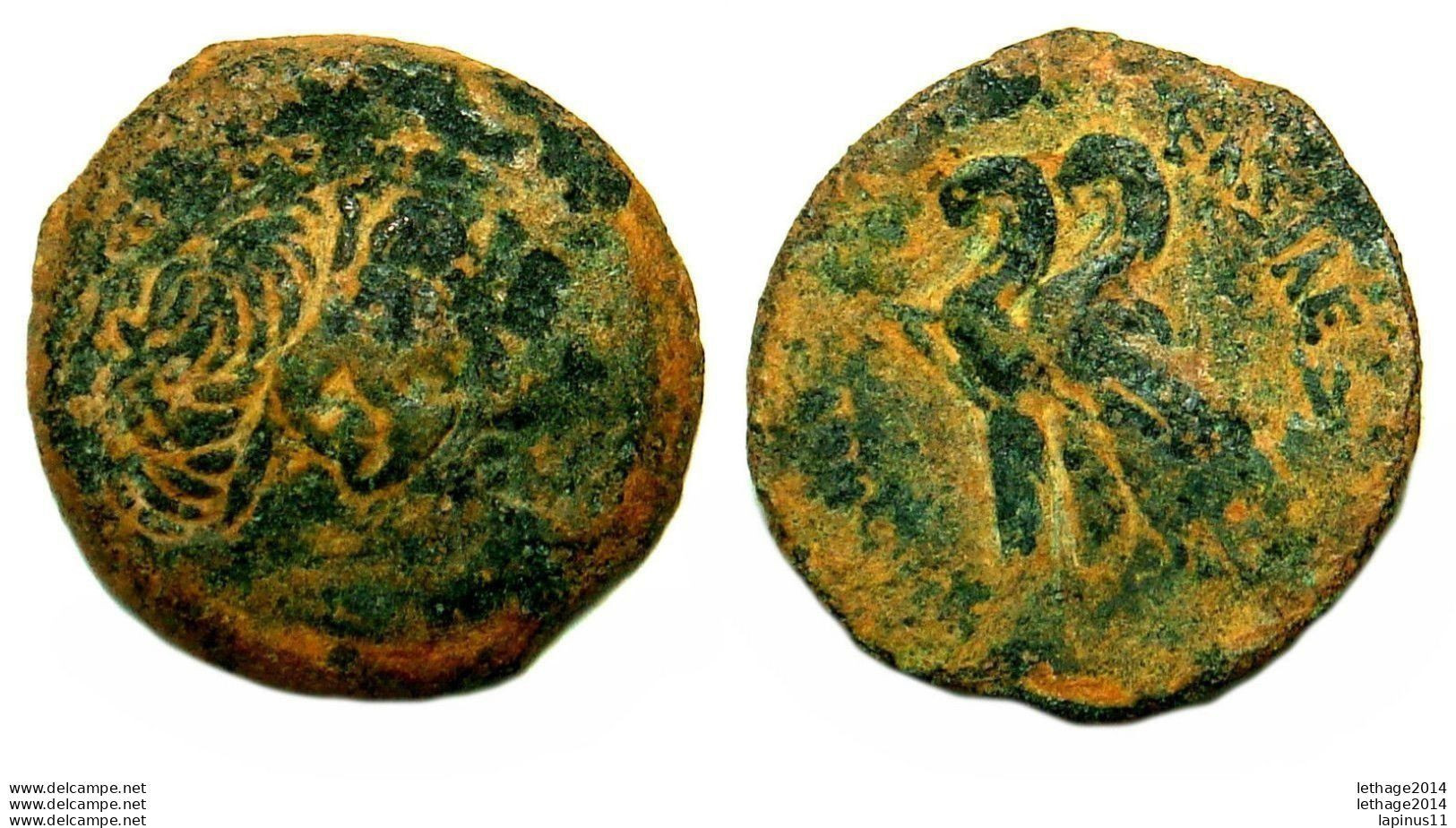 Coin Ptolemy VI Seleucus Alexandria Lebanon Syrie Iraq Kuwait Turkey Persia Persia Pakistan (8 GR, 22 Mm)180 BC/145 BC - Orientale