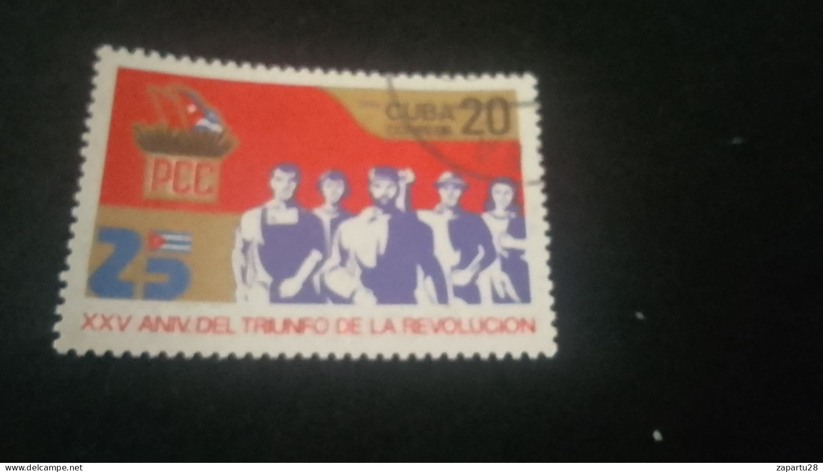 CUBA- 1980-90   20  C.     DAMGALI - Usados