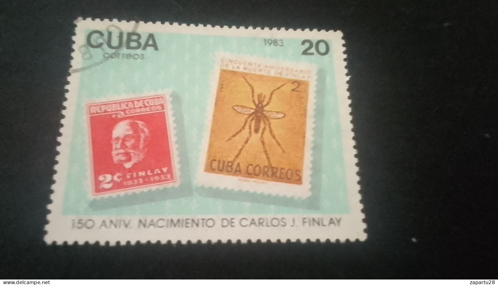 CUBA- 1980-90   20  C.     DAMGALI - Gebruikt