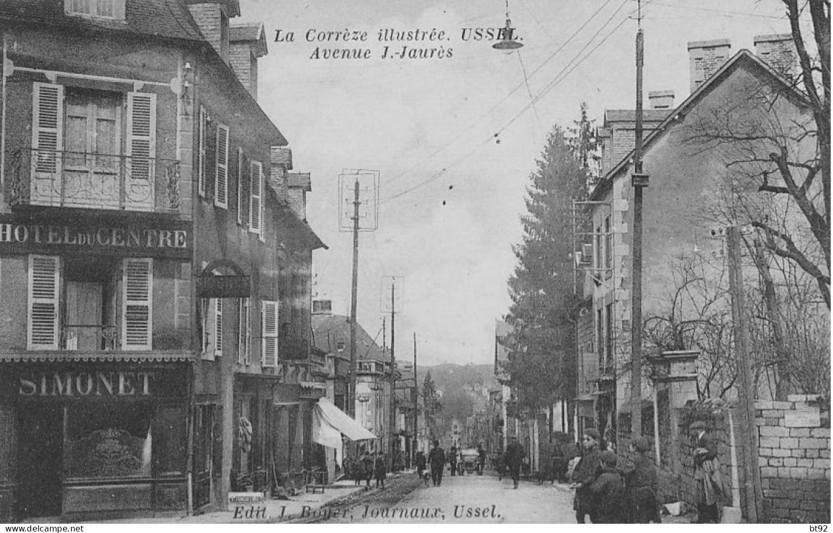 Lot de 11 cartes de la ville d' Ussel (Corrèze)