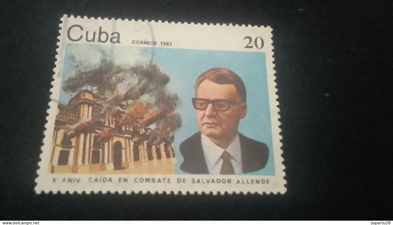 CUBA- 1980-90   20  C.     DAMGALI - Oblitérés