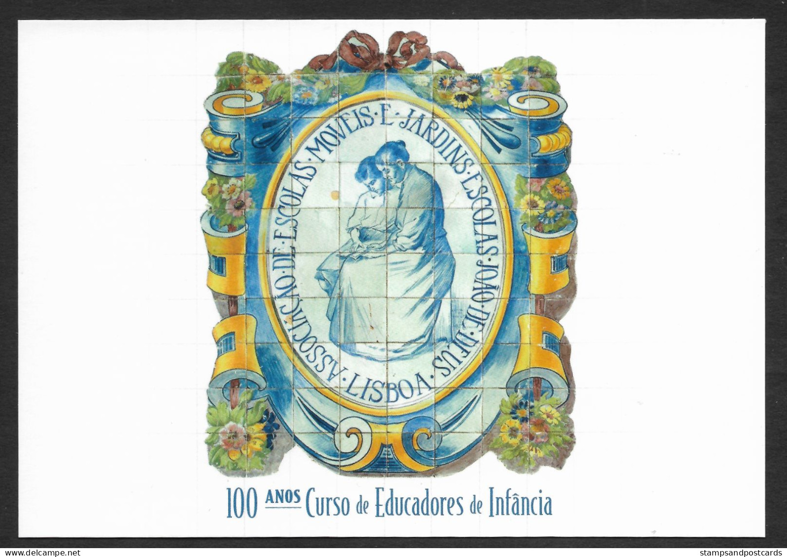 Portugal Carte Entier Postal éducateurs Petite Enfance João De Deus Cachet 2020 Stationery Early Childhood Educators Pmk - Enteros Postales