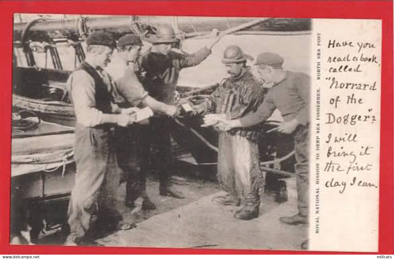 ROYAL NATIONAL MISSION TO DEEP SEA FISHERMEN MEN   FISHERMEN SCEN ON BOARD Pu   1904 - Missions