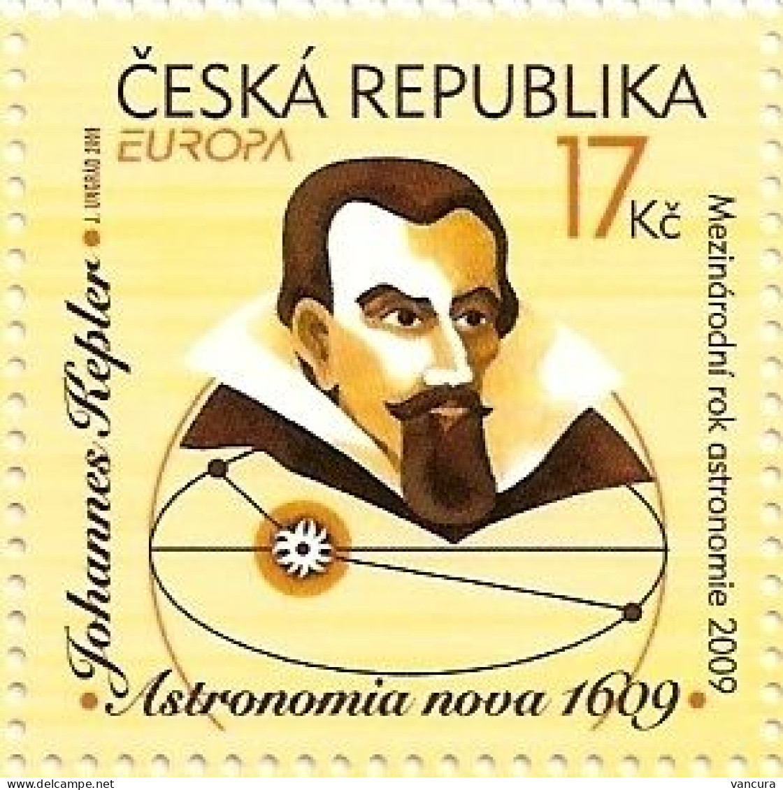 ** 596 Czech Republic EUROPA Astronomie J. Kepler 2009 - 2009