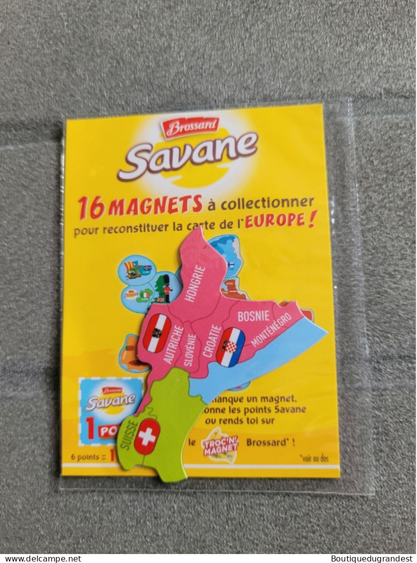 Magnet Brossard Savane Europe Neuf - Reklame