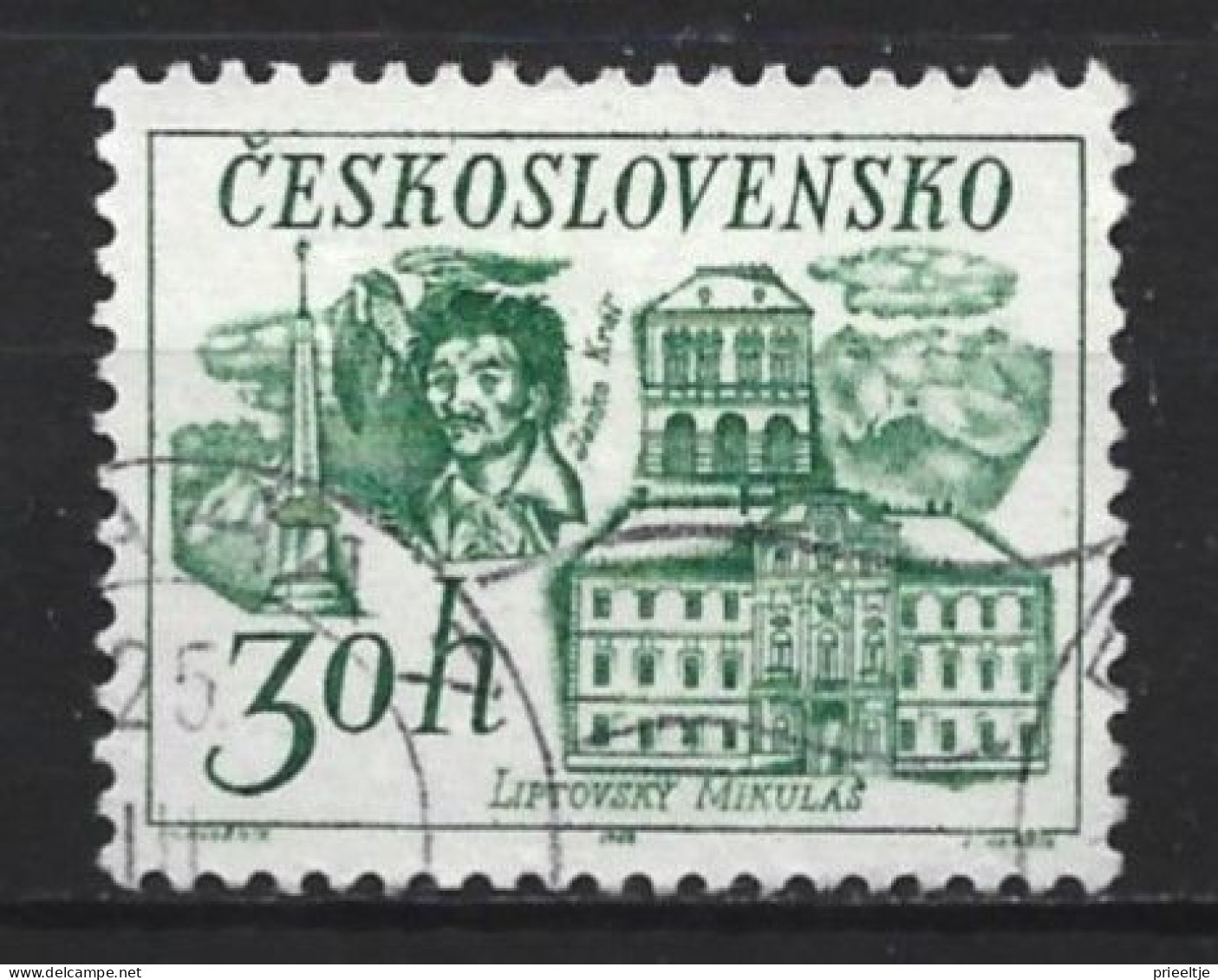 Ceskoslovensko 1968 Monument  Y.T. 1624  (0) - Used Stamps