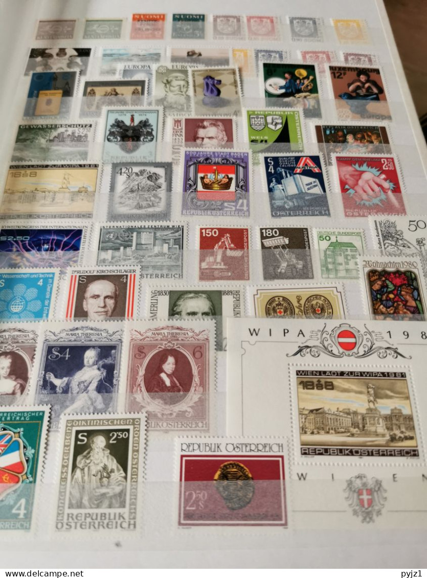 European countries: Finland, san Marino, Yugoslavia, DDR mostly MNH