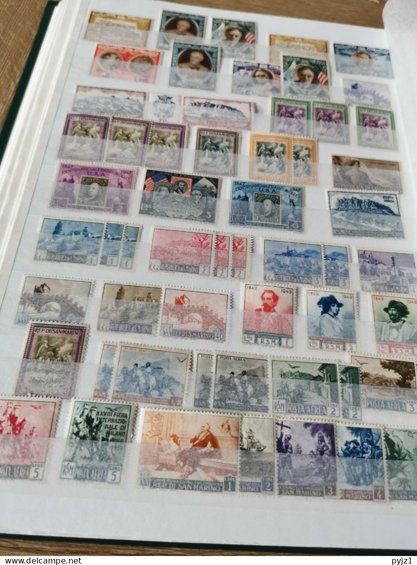 European countries: Finland, san Marino, Yugoslavia, DDR mostly MNH