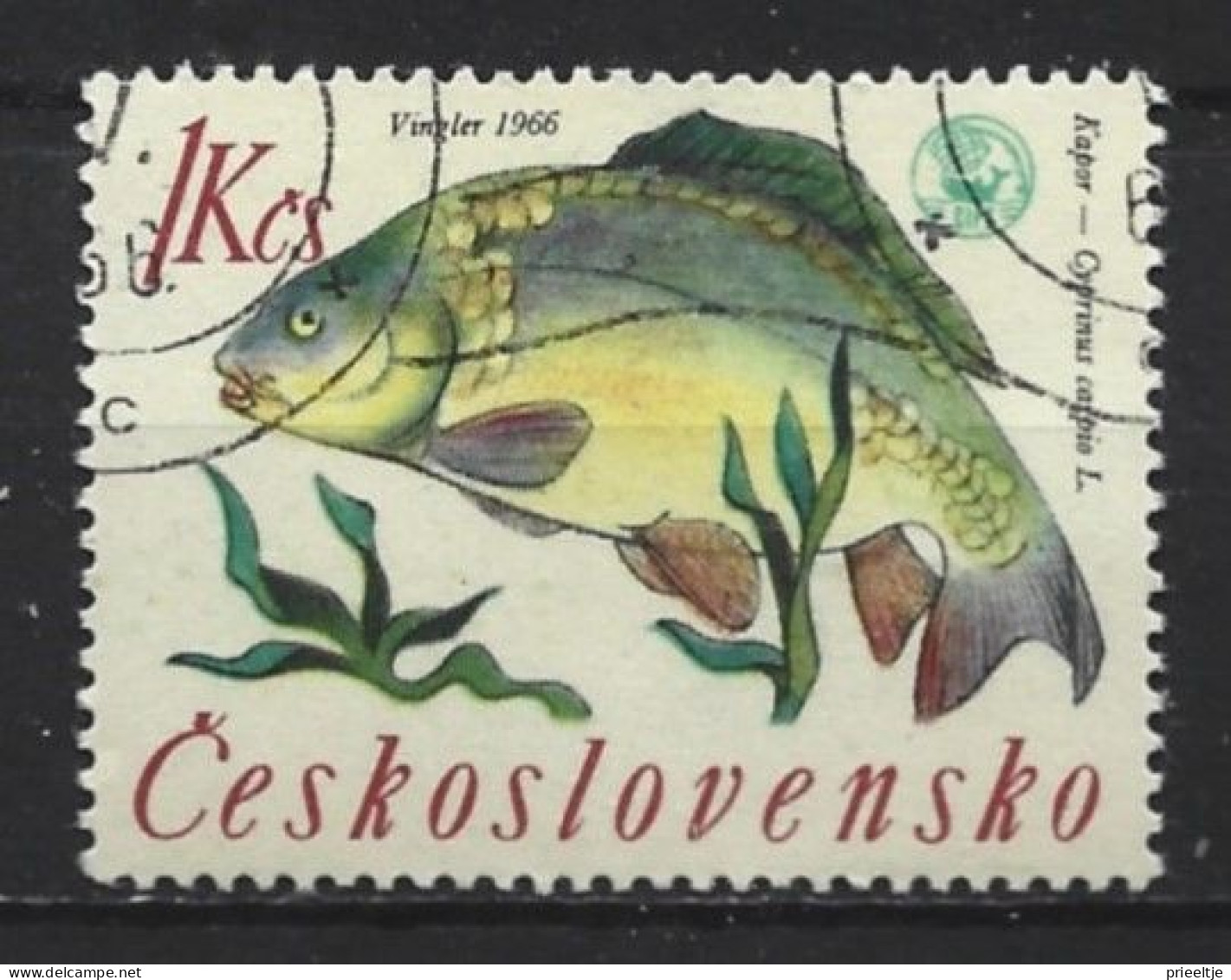 Ceskoslovensko 1966 Fish  Y.T. 1477  (0) - Oblitérés