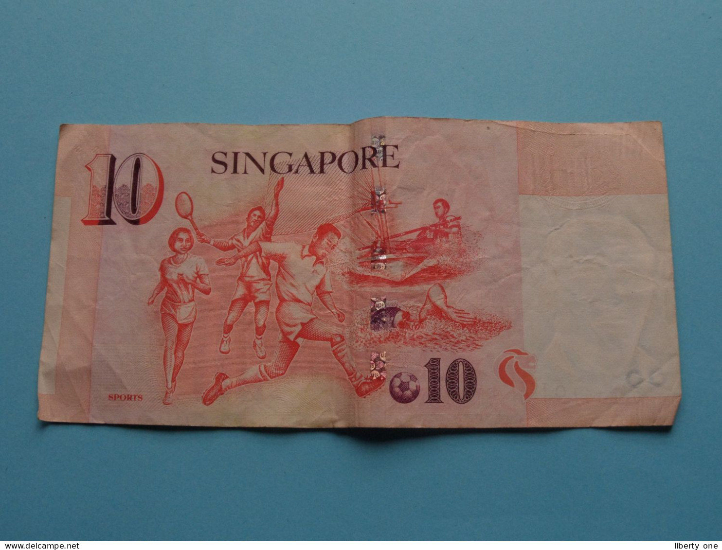 1 Lot Of 48 Dollars (4x10 - 1x5 - 1x2 - 1x1 Dollar ) SINGAPORE ( For Grade, Please See SCANS ) Circulated ! - Singapour